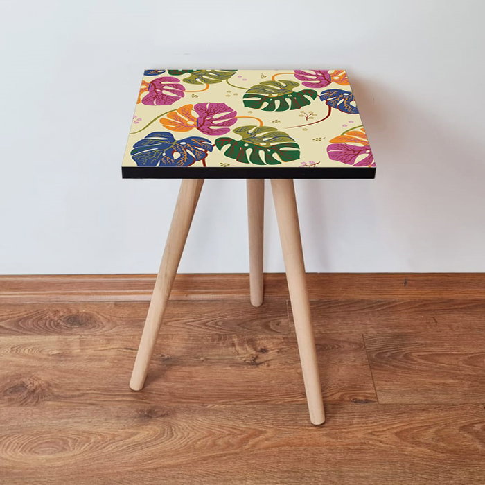 Hanah Home Mesa Auxiliar Multicolor Hanah Home Mesa Auxiliar Multicolor